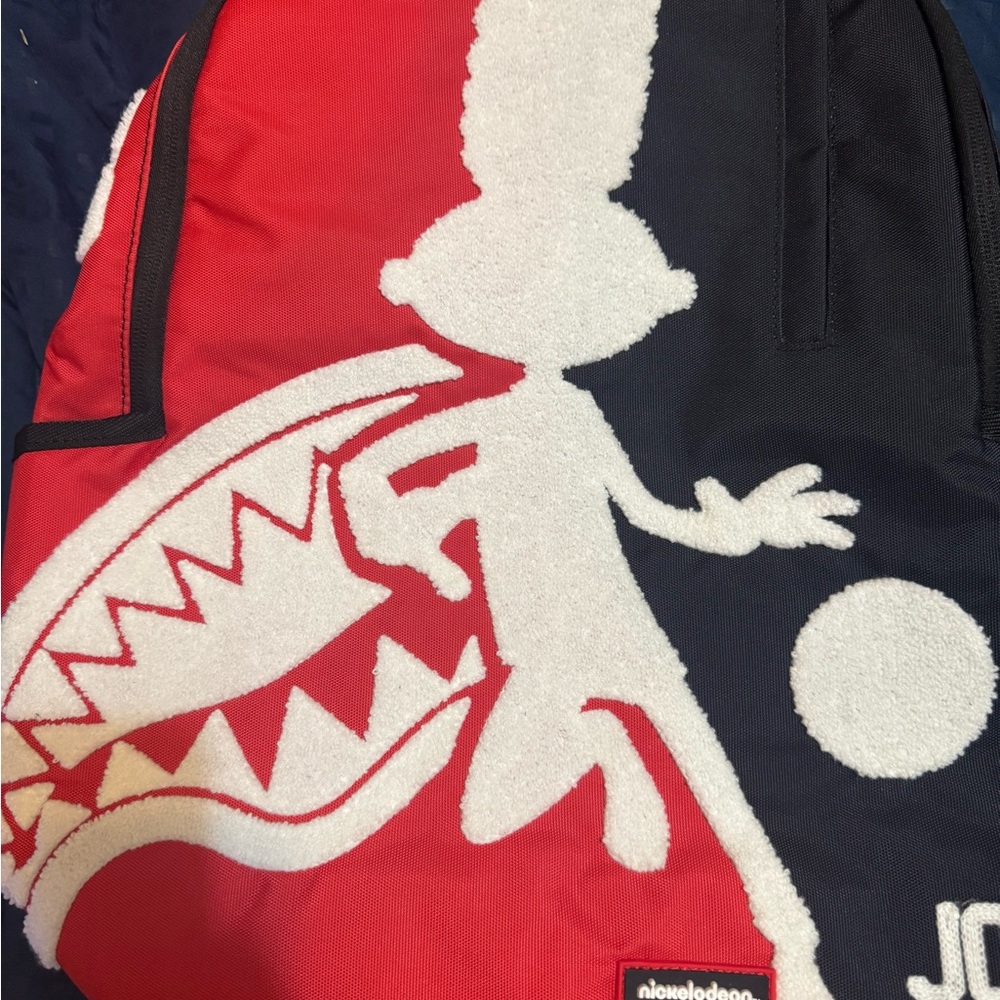 Nickelodeon Red and Black Graphic Backpack
